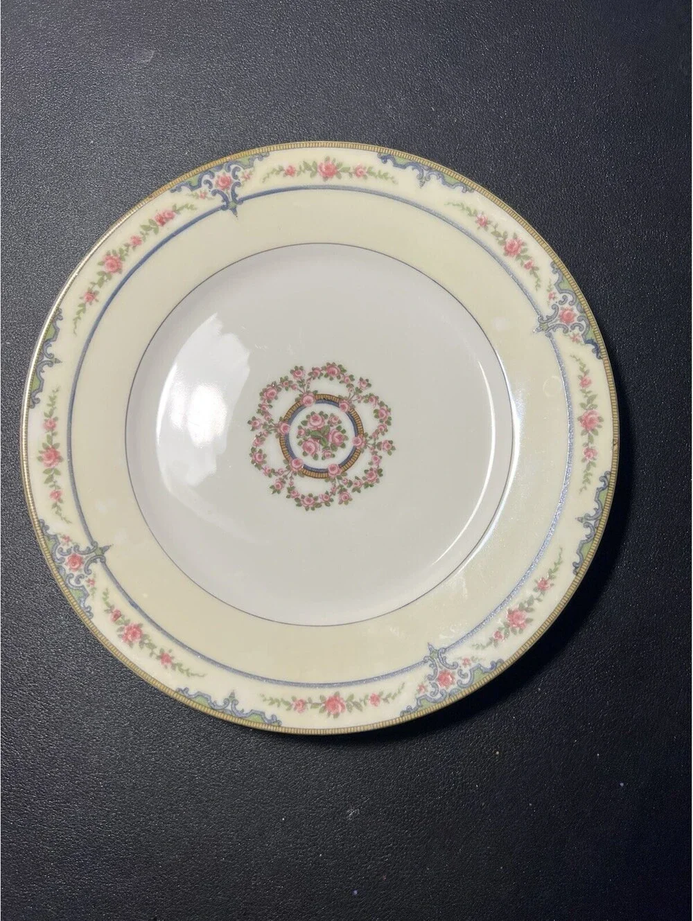 Theodore Haviland Limoges 1920s Salad Plate Replacement Amiens Rose Garland 7.5”